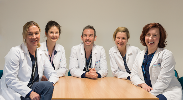 Embryologists at Cambridge IVF