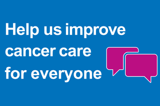 Cancer survey poster - Help us improve cancer care for everyone